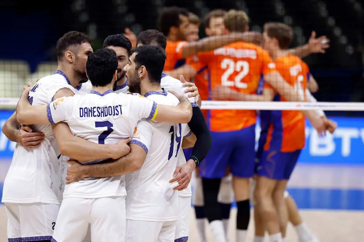 برد ارزشمند والیبال ایران مقابل هلند در بلگراد