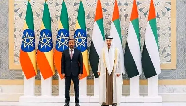 تقویت روابط دوجانبه، محور دیدار ولیعهد امارات و نخست وزیر اتیوپی