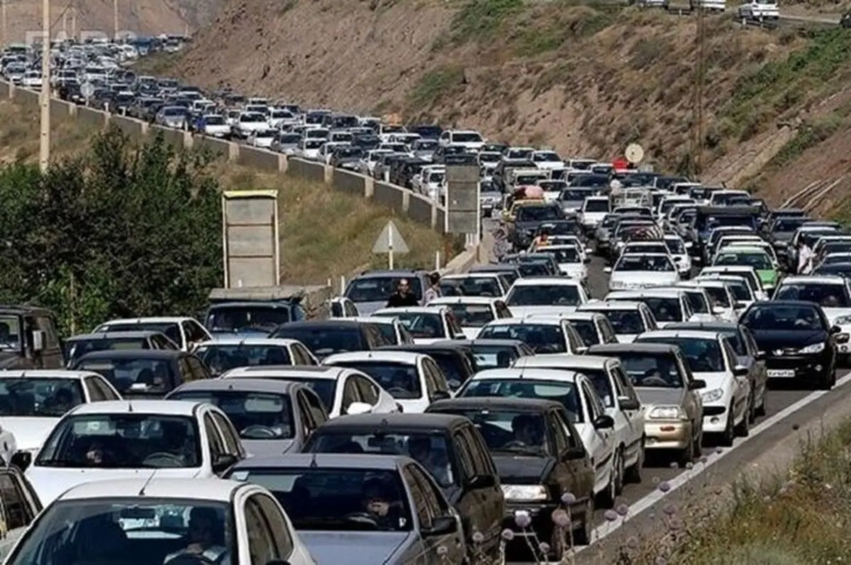 ترافیک فوق‌سنگین در ورودی‌های تهران پس از سه روز تعطیلی