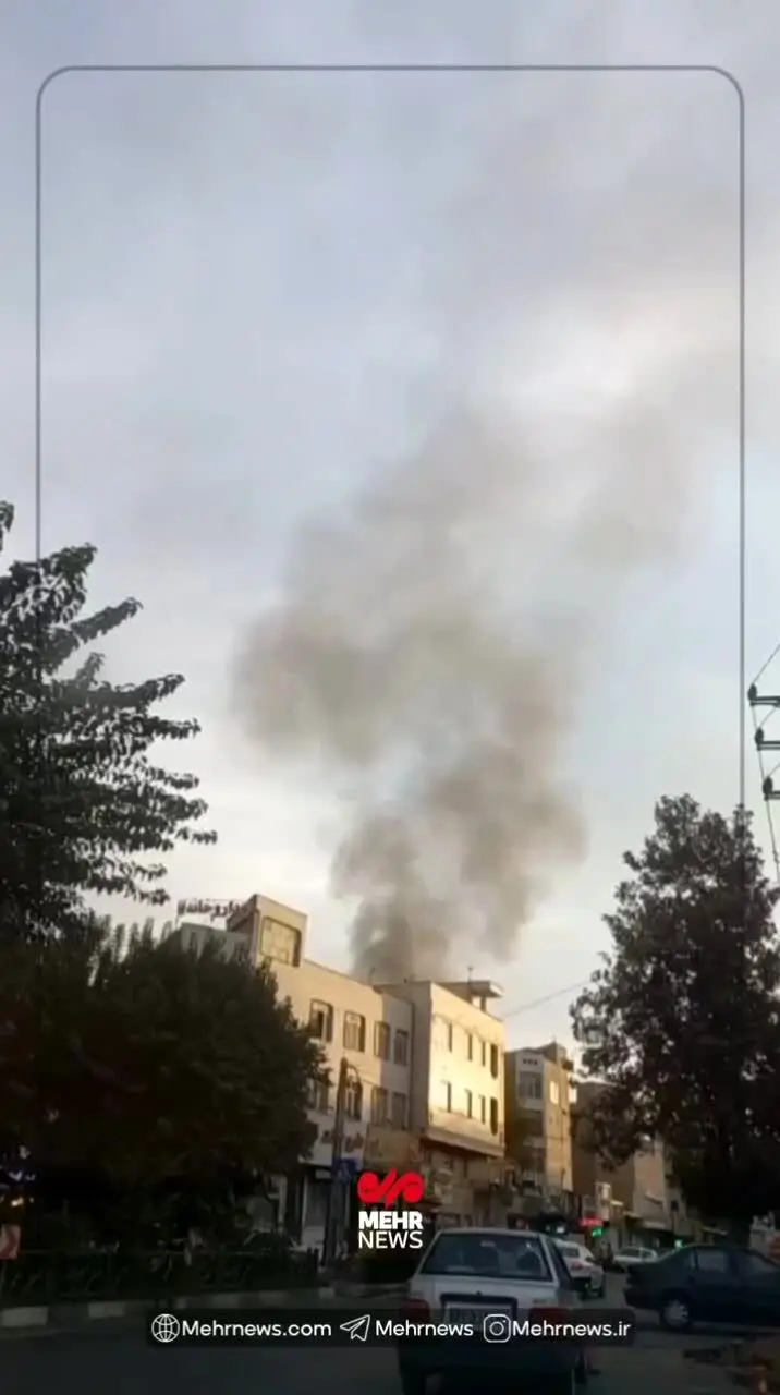 ببینید| آتش‌سوزی لحظاتی قبل در حوالی منطقه یافت‌آباد تهران 