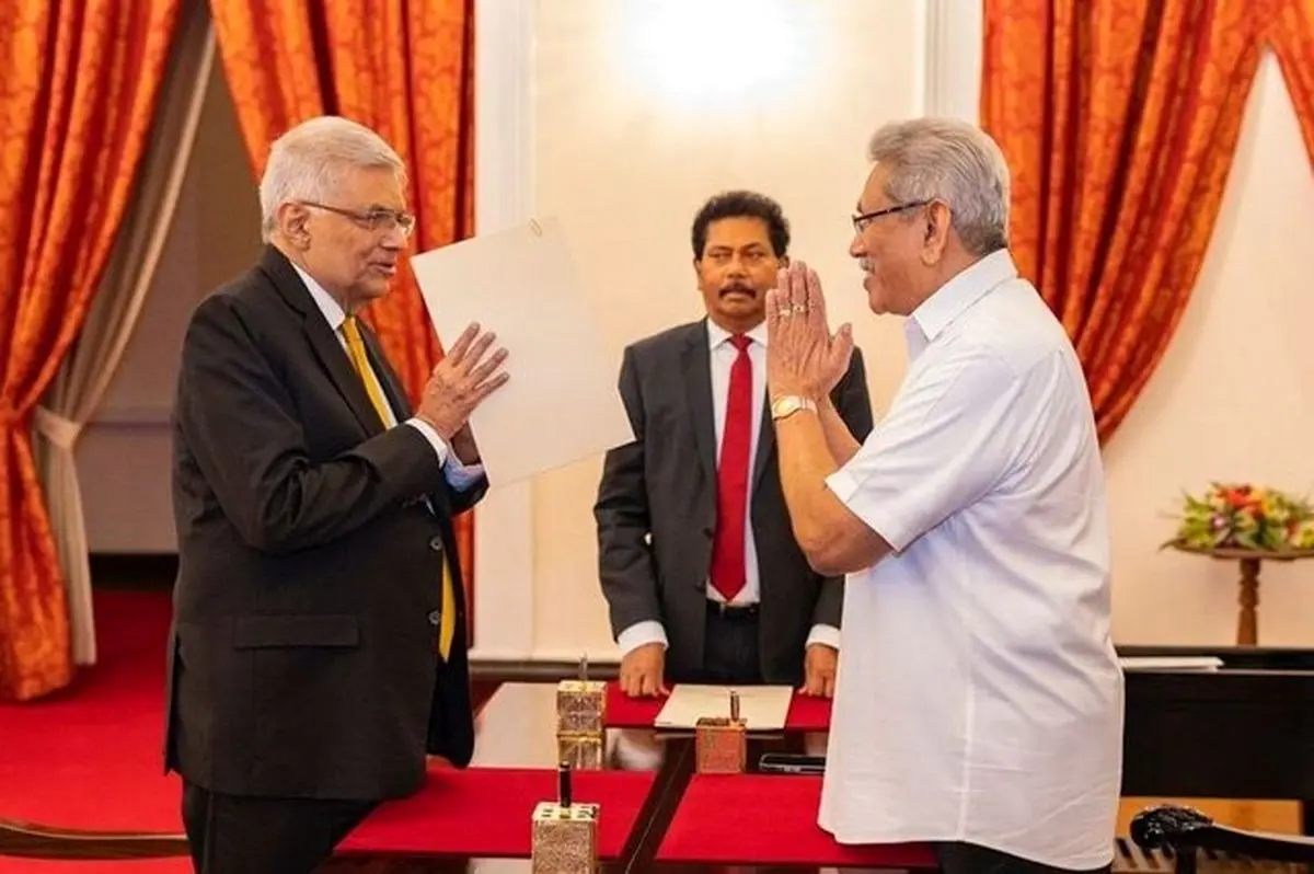 نخست‌وزیر جدید سریلانکا با حکم رئیس‌جمهوری این کشور معرفی شد