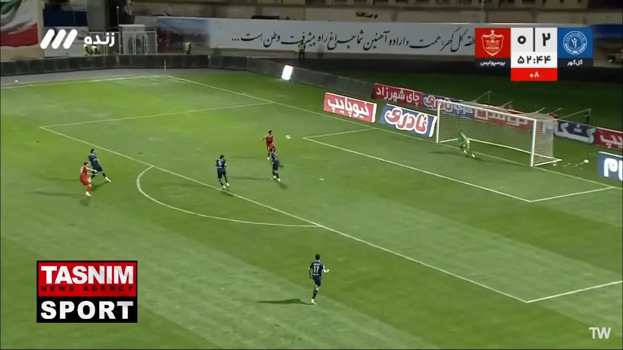 ببینید| گل اول پرسپولیس به گل‌گهر توسط سرگیف