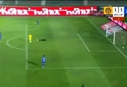 ببینید| گل اول فجر به استقلال روی اشتباه عجیب آدان