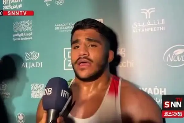 ببینید| صحبت های غلامرضا فرخی پس از کسب مدال طلا 