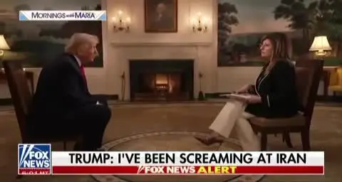 ببینید| ترامپ دلیل گرفتگی صدایش را گردن ایران انداخت