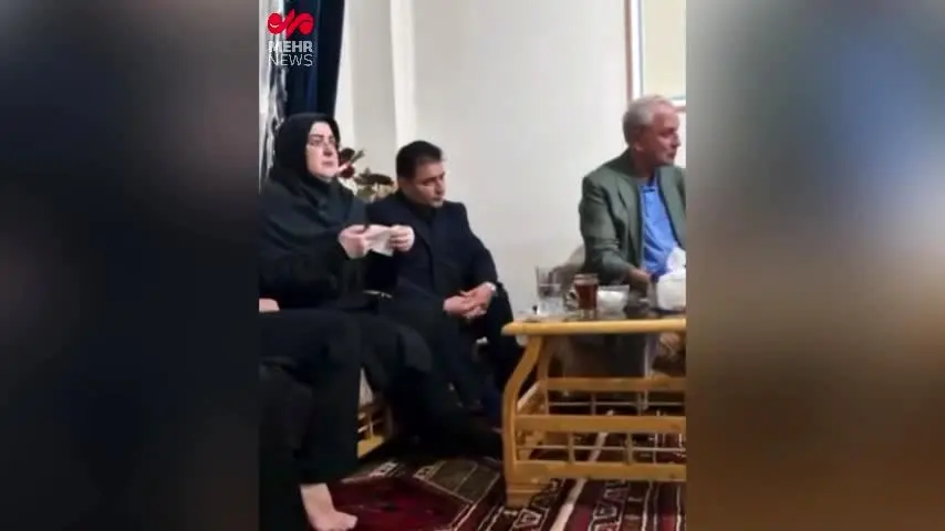 ببینید| همدردی دستیار رییس جمهور با خانواده الهه حسین نژاد