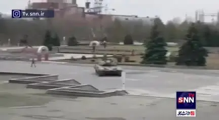 حضور نیروهای روسیه در نیروگاه هسته‌ای چرنوبیل+ ویدئو