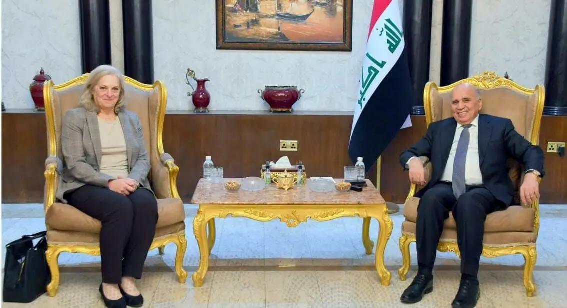رایزنی وزیر خارجه عراق با سفیر آمریکا در بغداد ساعاتی پس از دیدار با امیرعبداللهیان