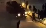 ماجرای زیرگرفتن آشوبگران توسط خودروی پلیس در اردبیل