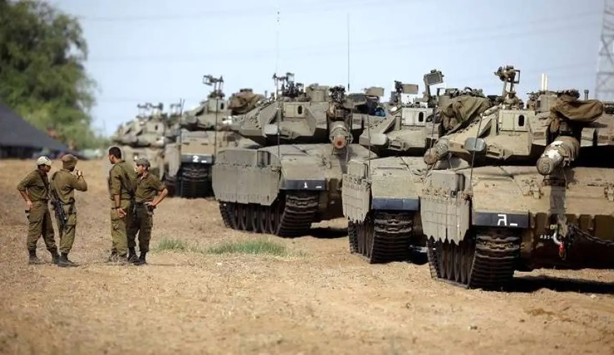 استقرار یگان‌های زرهی ارتش اسرائیل در نقطه صفر مرزی با مصر