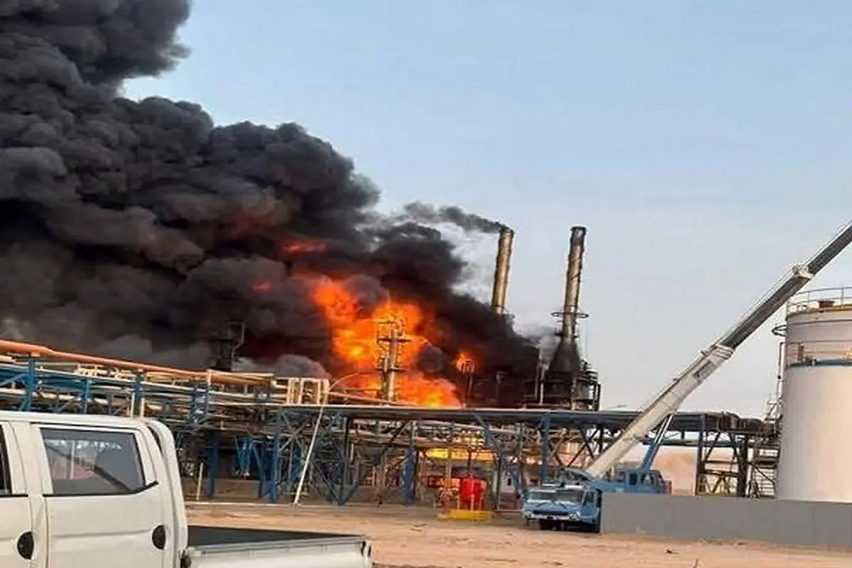 انفجار گسترده در پالایشگاه نفت عراق