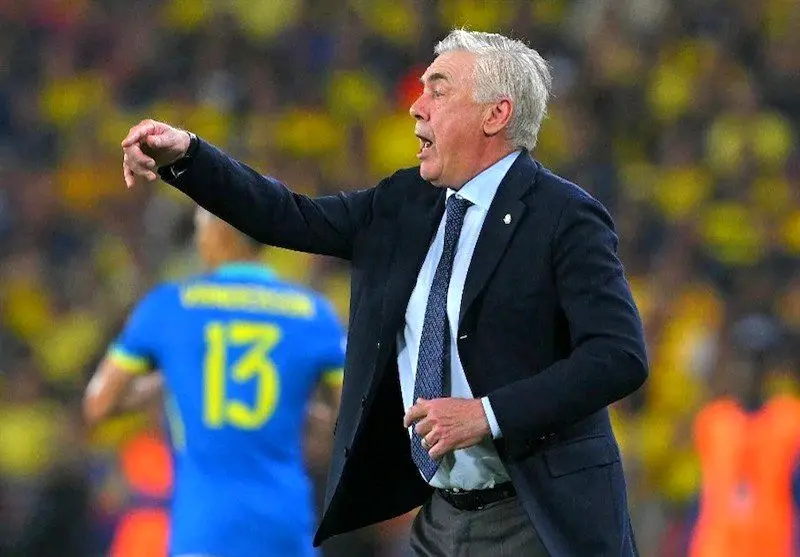 بازي،برزيل،تيم،نيمكت،هدف،فوتبال،ملي،2026،آنچلوتي،اكوادور،پار ...