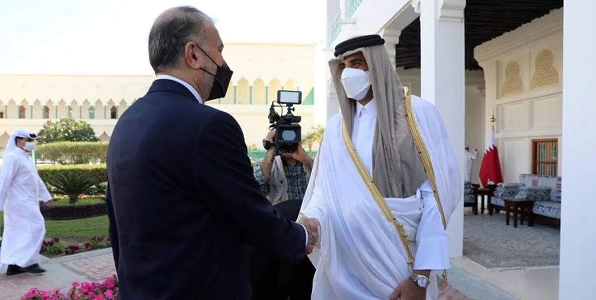 دیدار وزیران امور خارجه ایران و قطر در تهران