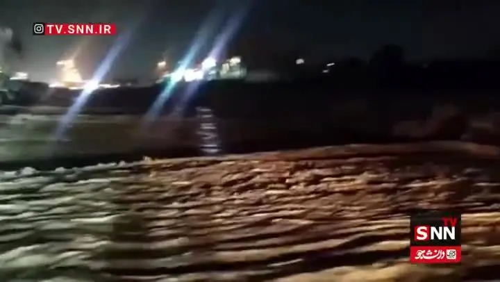 ببینید| بارندگی شدید و خروش رودخانه‌‌ها دراستان کرمان 