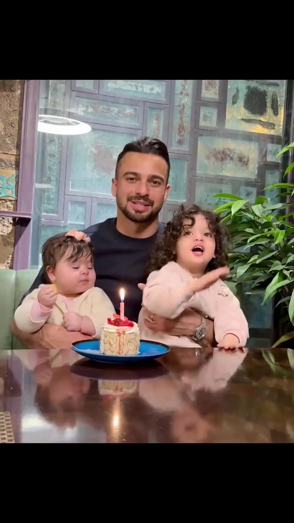 جشن تولد ساده ستاره پرسپولیس به همراه دو دختر بانمکش + ویدئو