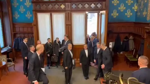 ببینید | استقبال لاوروف از عراقچی در عمارت تاریخی وزارت خارجه روسیه