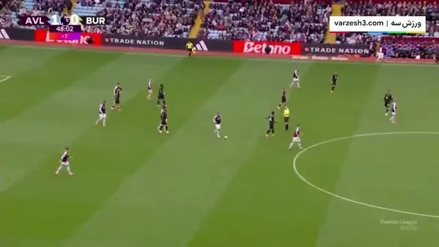 ببینید| خلاصه بازی استون ویلا مقابل برنلی