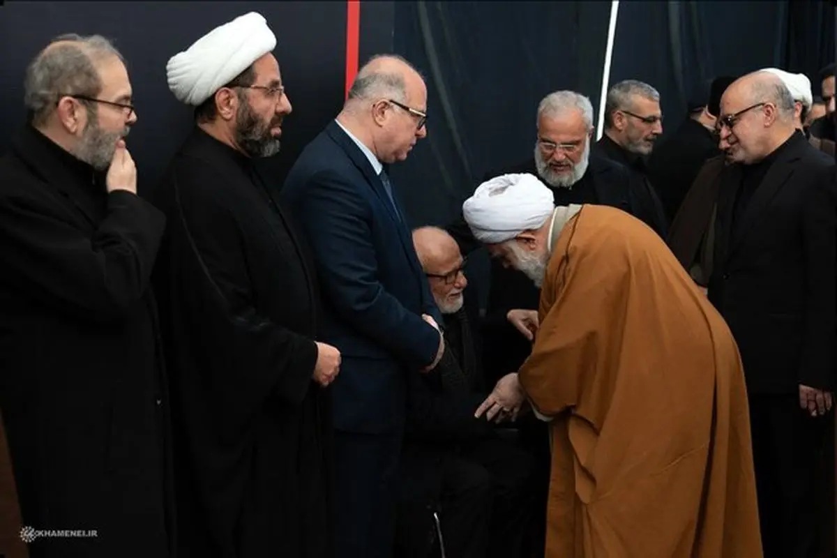 حضور هیأت نمایندگی رهبر انقلاب در مراسم ترحیم رهبران شهید حزبالله