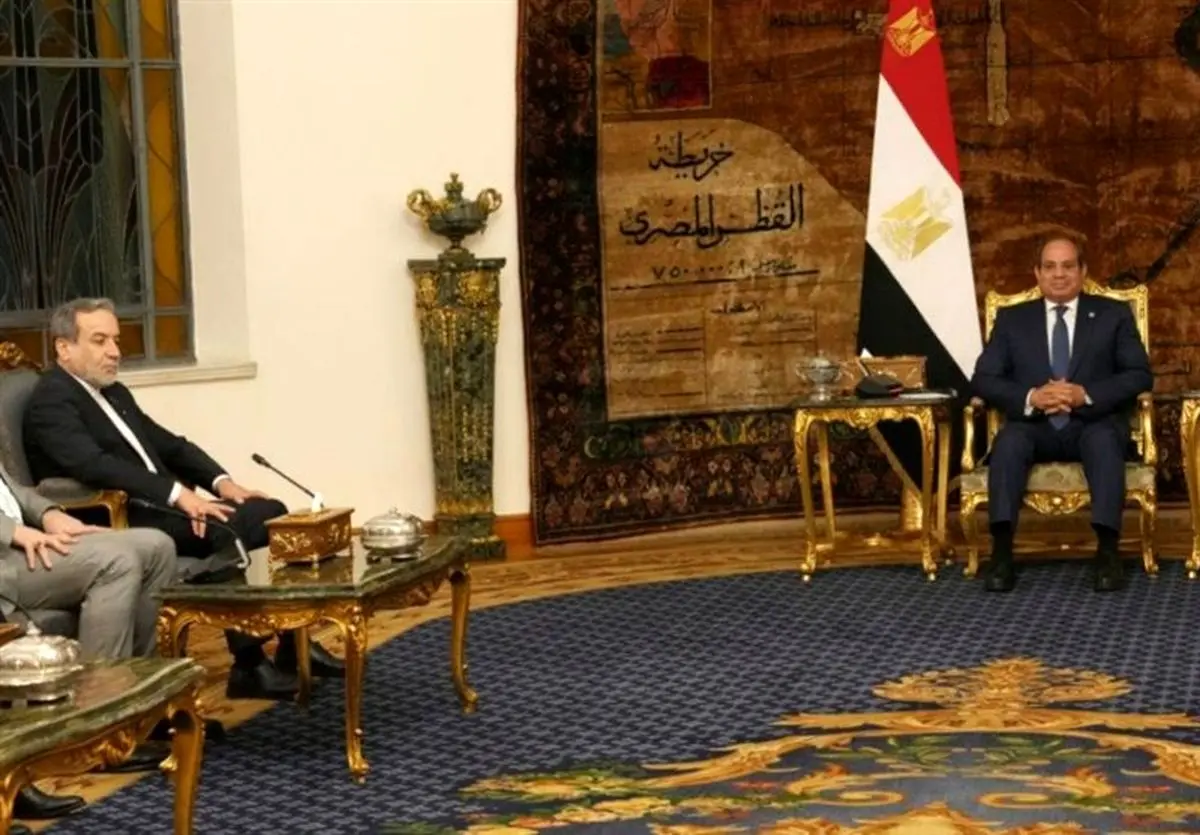 جزییات دیدار عراقچی با السیسی رئیس جمهور مصر