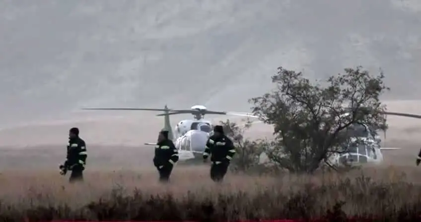 ببینید | تصاویری مربوط به محل سقوط هواپیمای نظامی ترکیه با ۲۰ کشته