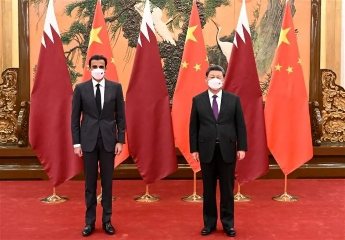امیر قطر با رئیس جمهور چین دیدار کرد