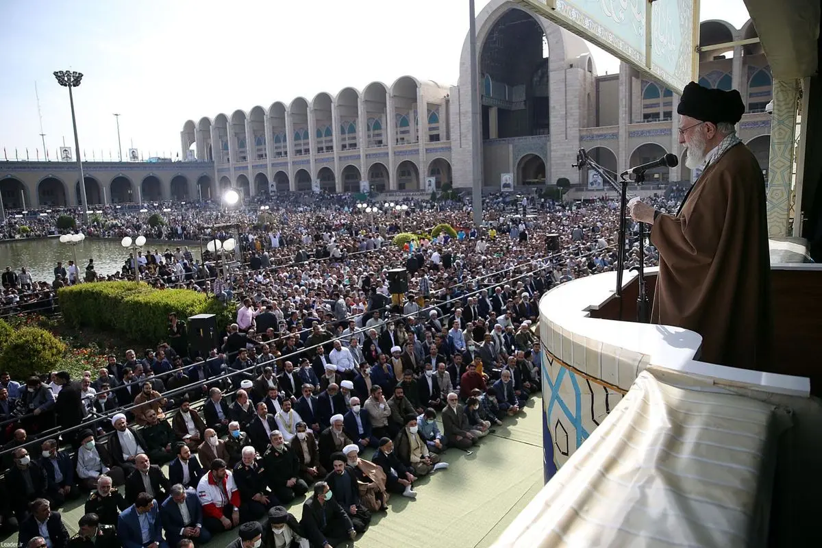 کدان مسئولان دولتی و چهر‌های سیاسی به نماز عید فطر در مصلای تهران رفتند؟