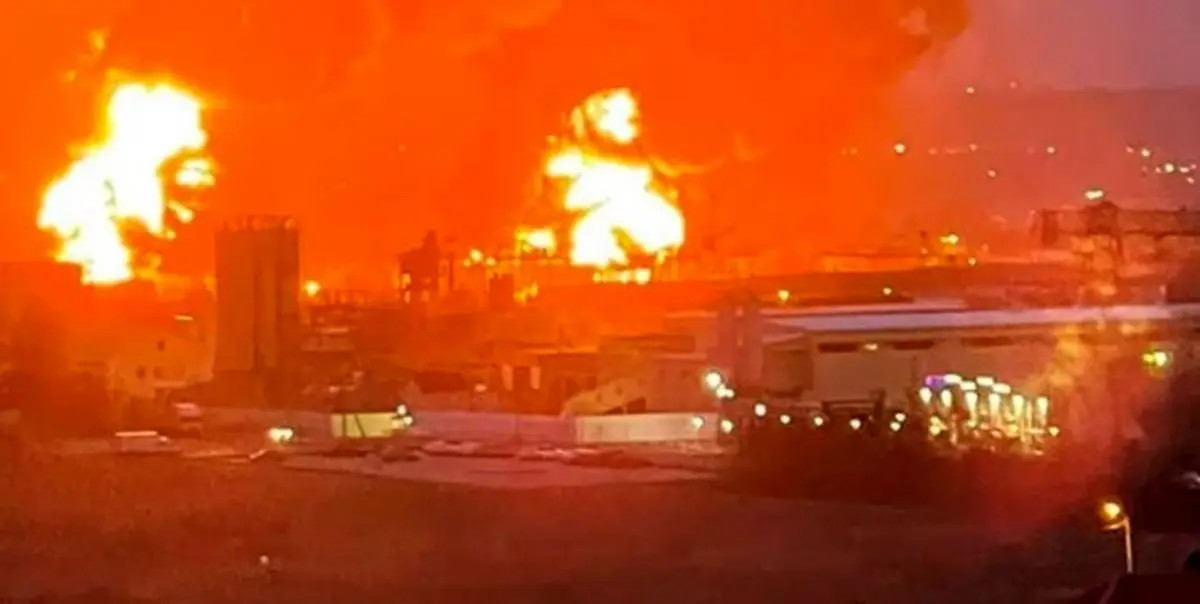 حمله اوکراین به یک انبار نفت در خاک روسیه