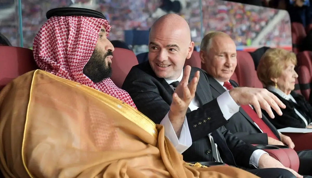 حضور ولیعهد عربستان در قطر سوژه شد