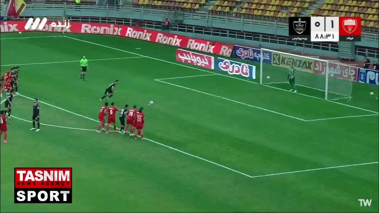 ببینید| گل اول پرسپولیس به فولاد