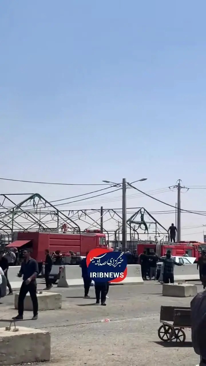 ببینید| آخرین وضعیت مرز مهران بعد از مهار آتش‌سوزی