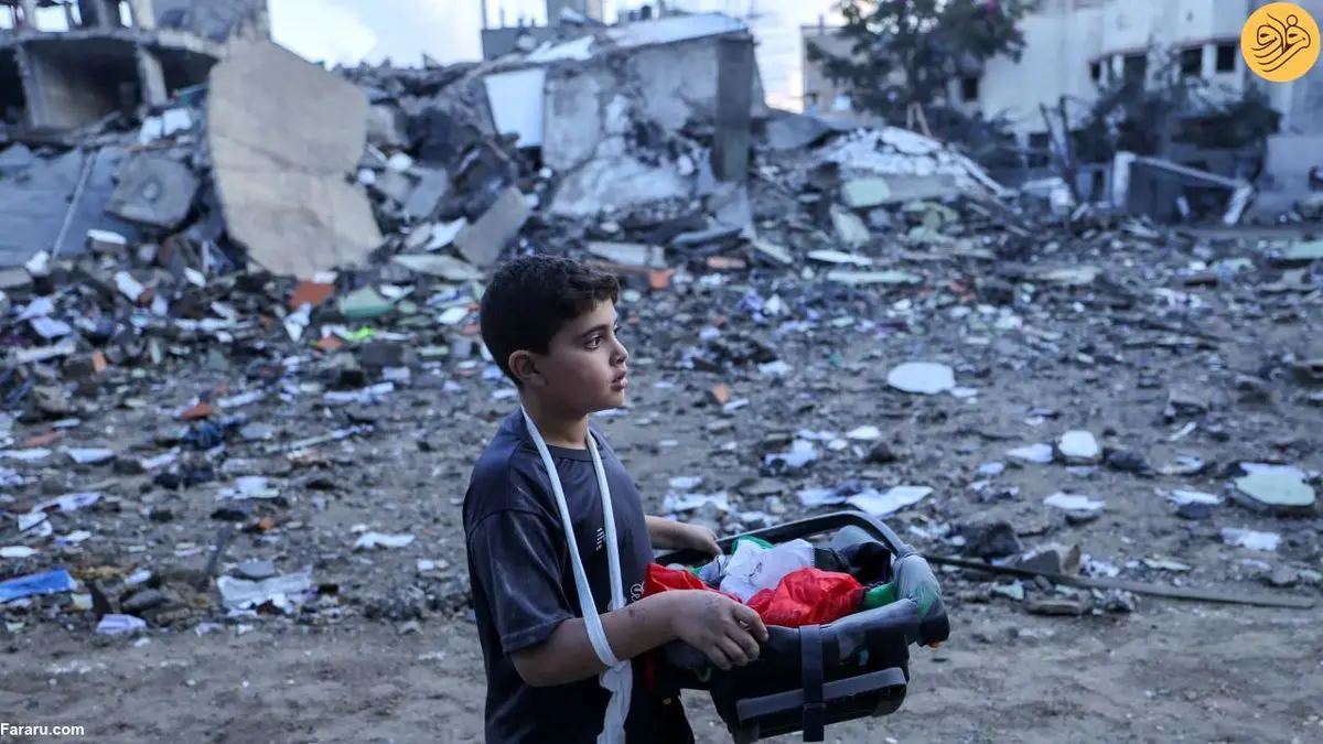آوارگی اجباری تقریبا ۹۰ درصد از ساکنین غزه