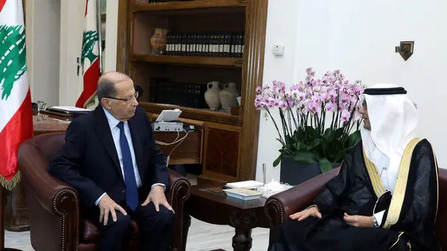 دیدار میشل عون با سفیر عربستان در بیروت