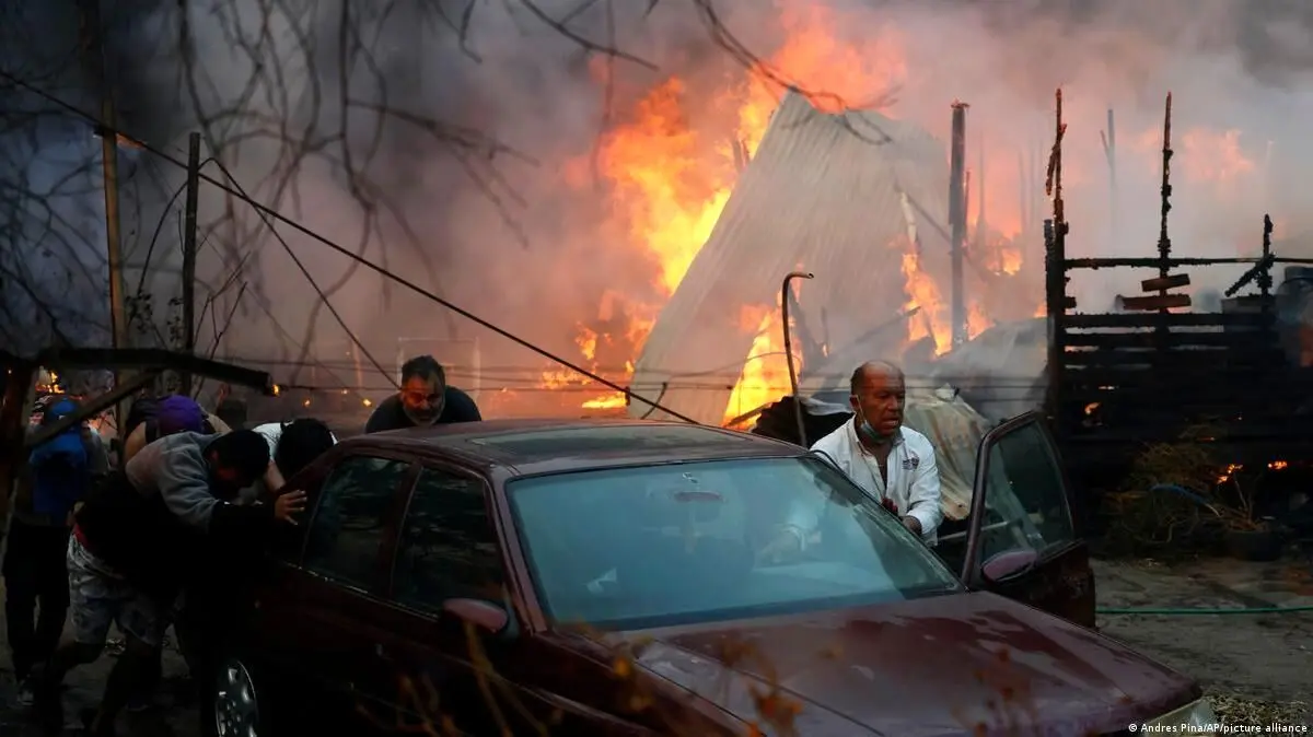 افزایش کشته‌های آتش‌سوزی‌های شیلی به 112 نفر
