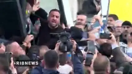 ببینید | تصاویری دیدنی از استقبال فلسطینیان از اسرای آزاد شده 