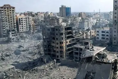بمباران غزه فلسطین