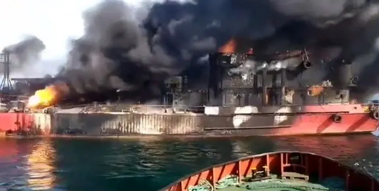  کشتی باری ترکیه در خرسون مورد اصابت موشک قرار گرفت
