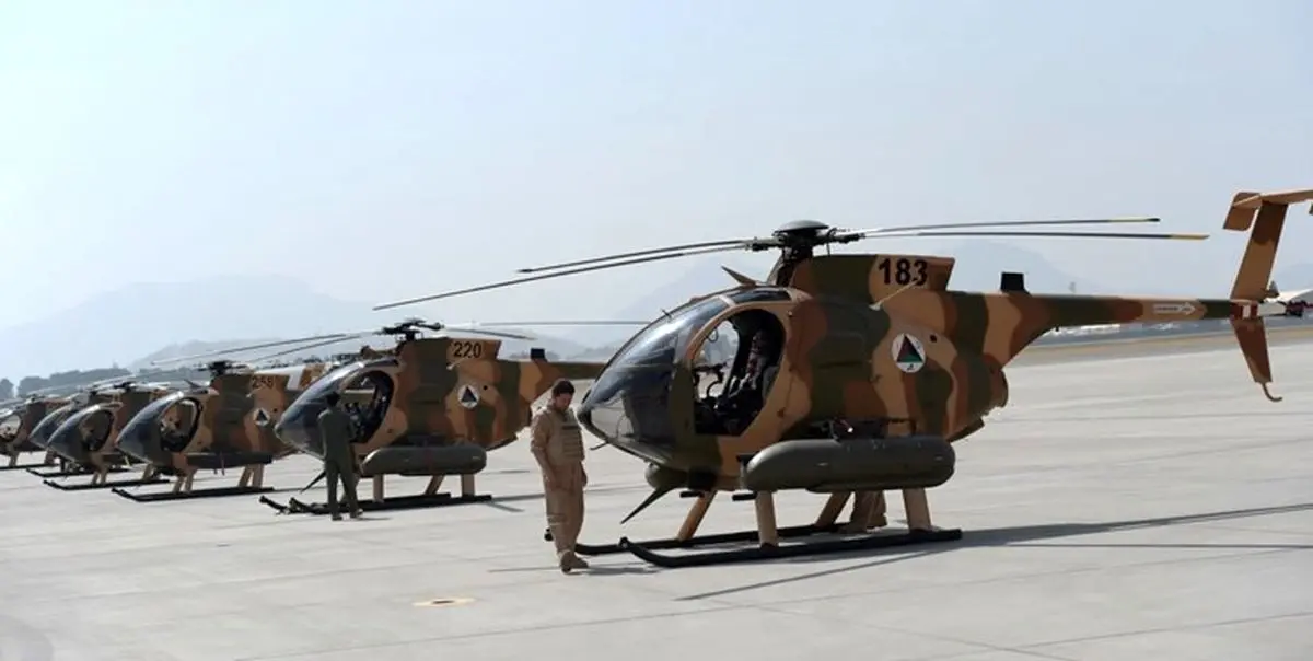 بالگردهای افغانستان به طالبان تحویل نمی‌شود