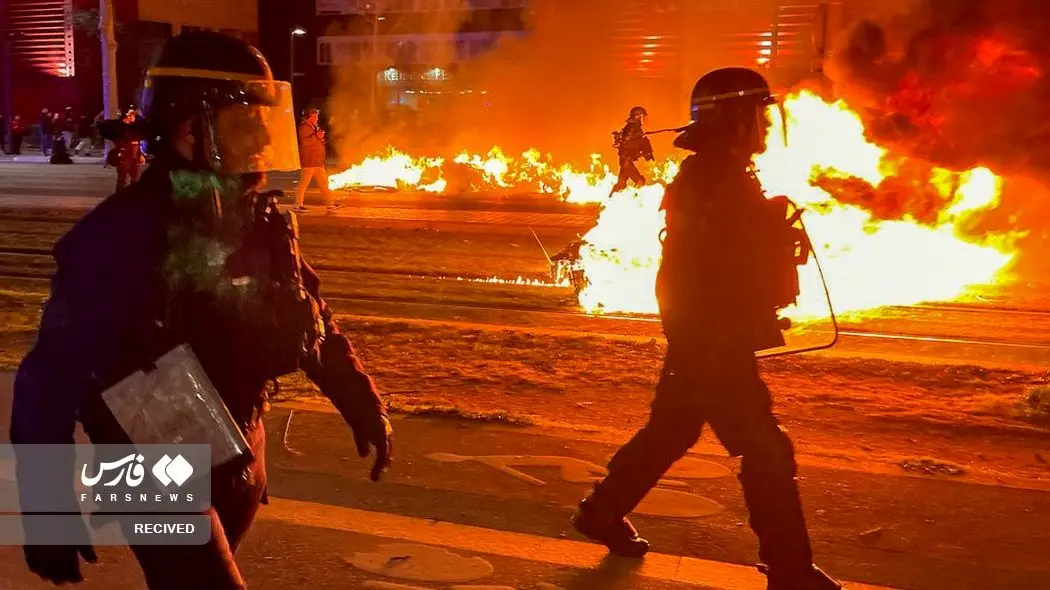 تصاویر| جهنم مکرون یا پاریس در آتش و خون
