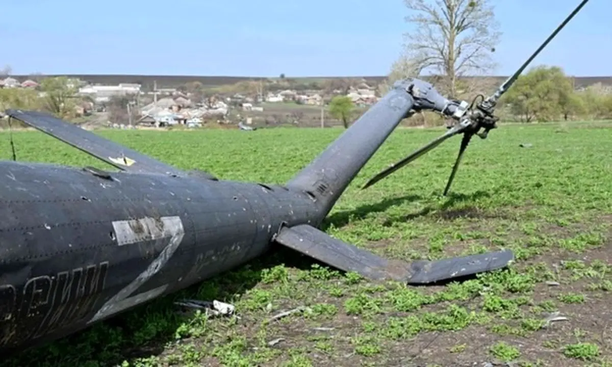 سرنگونی ۳ بالگرد و یک پهپاد روسیه در ۲۴ ساعت گذشته