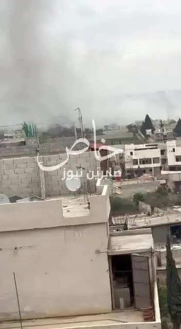 ببینید | ویدئویی از حمله دقایقی قبل اسرائیل به دمشق