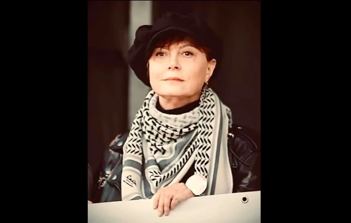 کیهان خطاب به بازیگران ایرانی: چرا مانند سوزان ساراندون آمریکایی برای حمایت از فلسطین چفیه روی گردن نینداختید؟