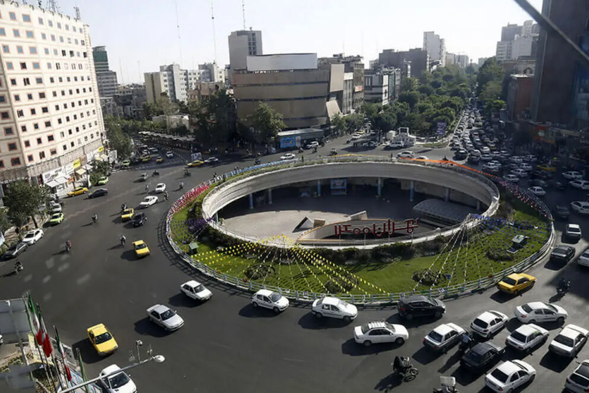 عملیات «طوفان الاقصی»، روی دیوارنگاره جدید میدان ولیعصر+عکس