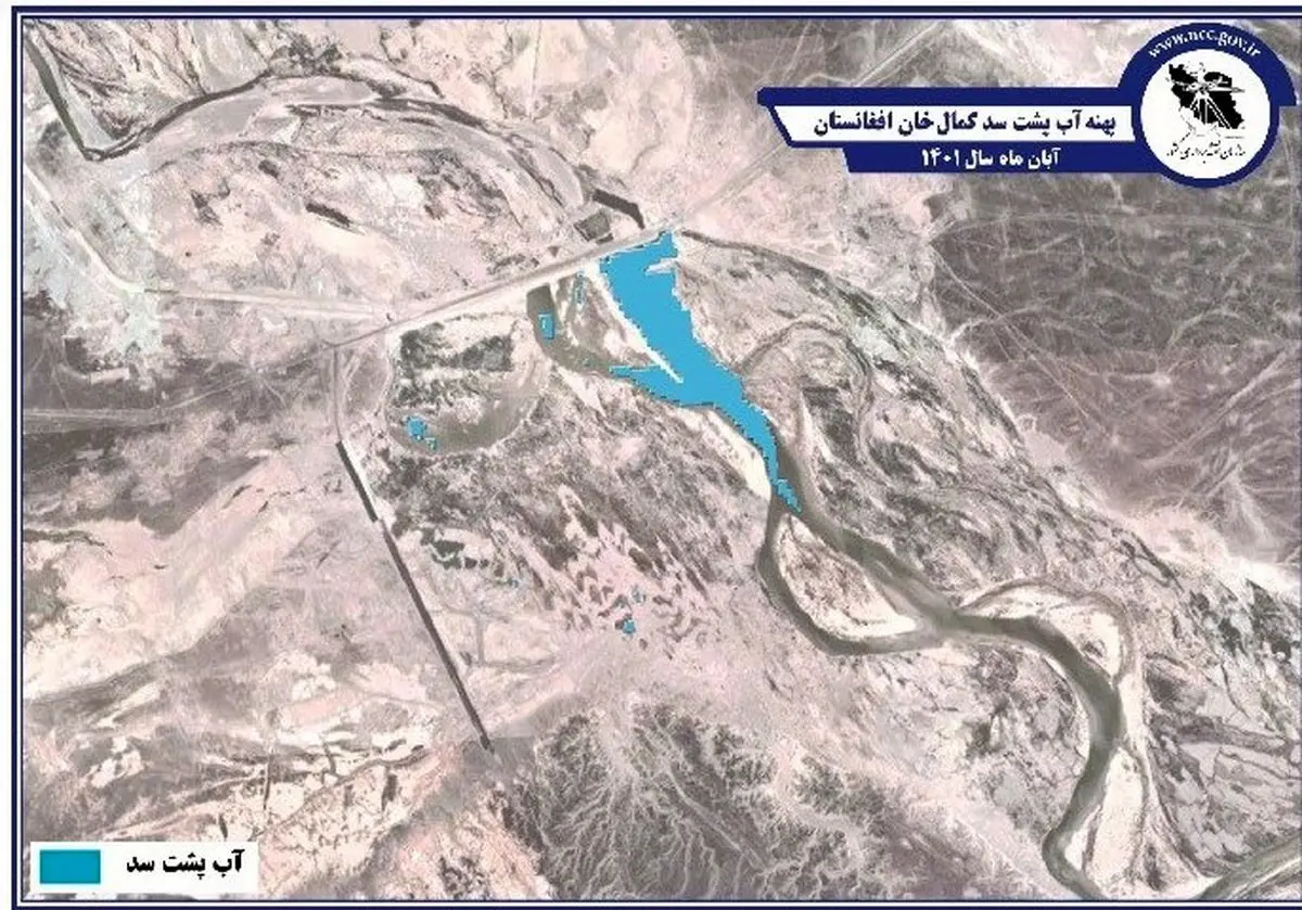 تصاویر ماهواره‌ای که اثبات دروغگویی طالبان درباره آب هیرمند است