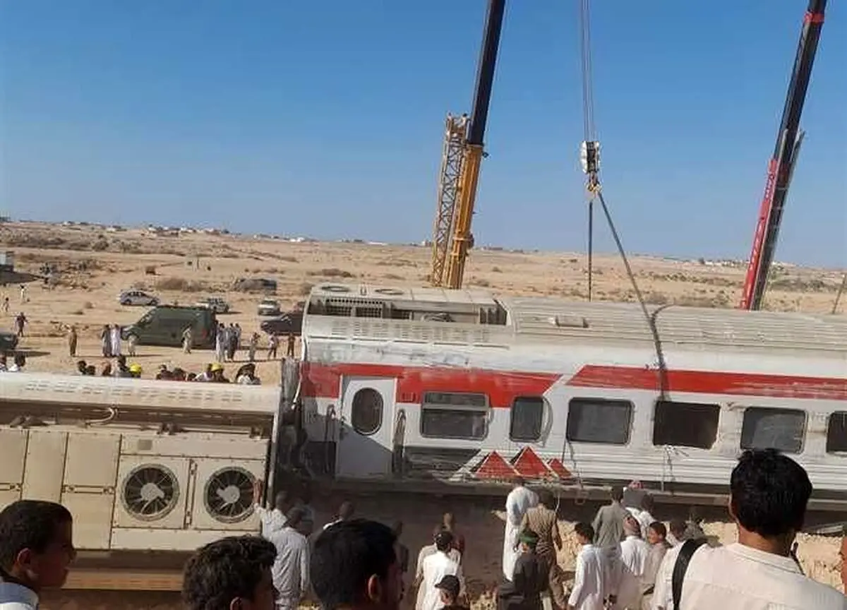 واژگونی قطار در مصر،۳ کشته و ۹۴ زخمی برجای گذاشت