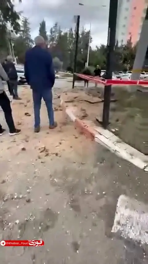 ببینید| اصابت موشک ایران به موسسه فناوری تسلیحاتی در حیفا