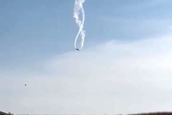 ببینید | ویدیویی از سقوط هواپیمای ترابری نظامی ترکیه