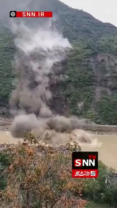 ببینید| ویدئویی هولناک از لحظه رانش زمین در چین