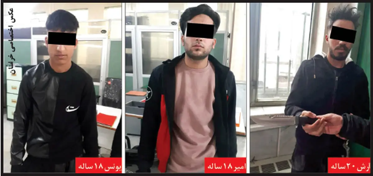 مجازات ۲۸ سال حبس برای سه نوجوان زورگیر مشهدی