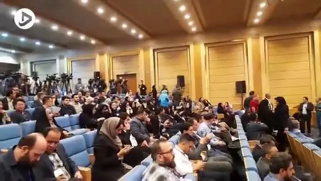 ببینید | ویدئوی اختصاصی خبرنگار اعتماد از مکان برگزاری نشست خبری رئیس‌جمهور با اصحاب رسانه