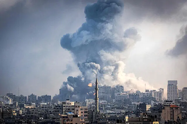 تصویری دردناک از قبل و بعد غزه پس از بمباران + ویدئو